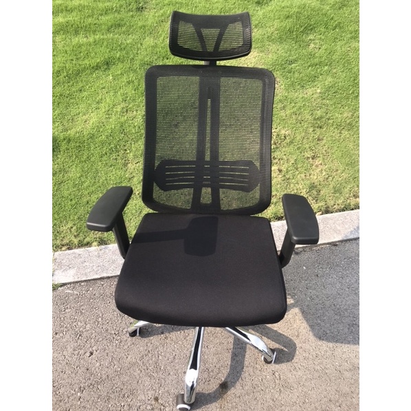 Ghế lưới lãnh đạo chân inox PT348G